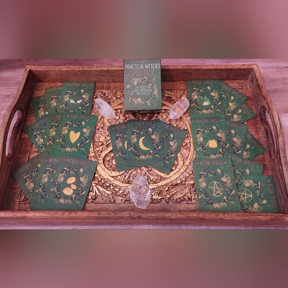 The Practical Witch's Spell Deck 100 Magic Spells for Love, Happiness & Success - Picture 8 of 8